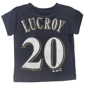 Milwaukee Brewers MLB Majestic Infant & Toddler Size Jonathan Lucroy T-Shirt New