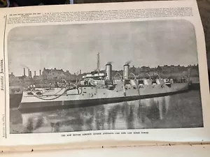HMS Australia 1889 Firefighting Hand Cart Fire Engine - Foto 1 di 9