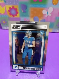 Aidan Hutchinson - 2022 Panini Chronicles Score Silber Prizm SP-307 RC Lions - Bild 1 von 2