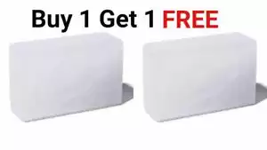 BUY 1 GET 1 FREE PURE NATURAL ALUM STONE MULTI USES ANTISEPTIC BLOCK 100G + 100G - Picture 1 of 7