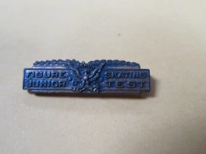 Vintage  RSROA Figure  Roller Skating Test Award Pin - Picture 1 of 7