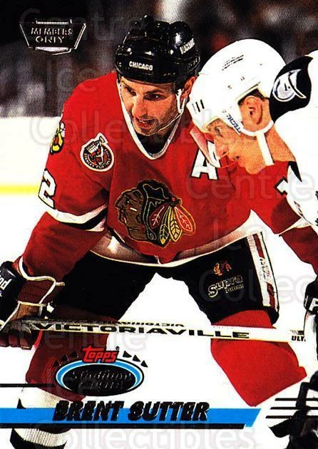 1993-94 Stadium Club Members Only #211 Brent Sutter - Image 1 of 1