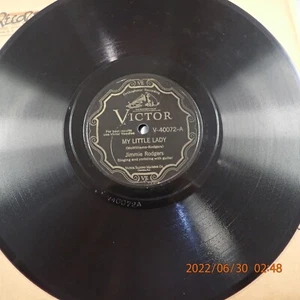 E+ 78 Jimmie Rodgers Victor V-40072 My Little Lady / You And My Old Guitar - Imagen 1 de 2