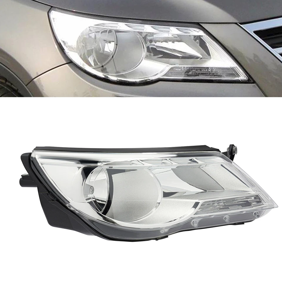 Right Passenger Headlight Headlamp Assy for 2009/2010/2011 Volkswagen Tiguan Foto 1 de 4