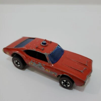 Hot Wheels Redline 1969 Olds 442 Fire Dept Hong Kong Original  - Image 1 of 4