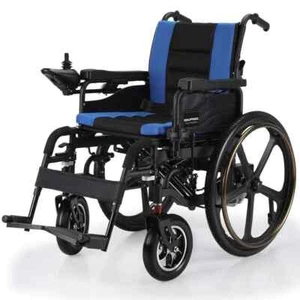 EQUIPMED Electric Wheelchair Folding Long Range Airline Approved Lithium Battery - Picture 1 of 15