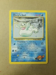 MISTY’S SEEL 91/132 - Gym Challenge - VINTAGE WOTC Pokemon Card - NM - Imagen 1 de 2