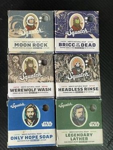 Dr Squatch 6 Soap Bars Bricc Dead, Werewolf, Headless, Only Hop, Moon Rock... - Picture 1 of 6