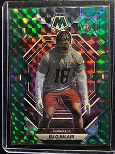 BJ Ojulari 2023 Panini Mosaic #285 Red Green Prizm Rookie Arizona Cardinals - Picture 1 of 3