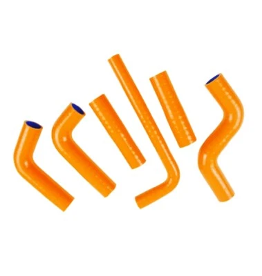Оранжевый силиконовый шланг радиатора для 2002-2006 KTM 400/525EXC 2003 2004 2005 - Изображение 1 из 4