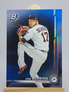 Jose Berrios 2019 Bowman Platinum Blue #93 /150 Minnesota Twins - Picture 1 of 3