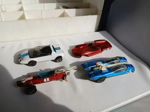 Vintage Hot Wheels Redline Lot Of 4 Cars Junkyard Splittin Image Jack Rabbit - Picture 1 of 17