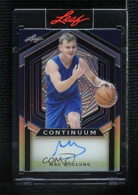 2023 Leaf Metal Continuum /55 Mac McClung #MC-74 Auto - Image 1 of 2