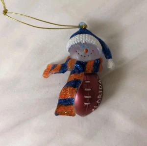 Florida Alligatoren Fußball Schneemann Weihnachtsschmuck Weihnachtsdeko Vintage  - Bild 1 von 7