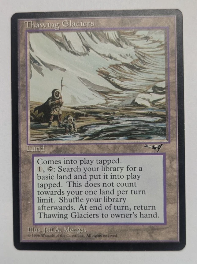 Magic Mtg Alliances Thawing Glaciers    near mint - Image 1 of 1