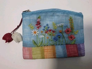 Bolsa pequeña de maquillaje cosmético edredón artesanías tradicionales coreanas - Vendedor de EE. UU. - Imagen 1 de 3