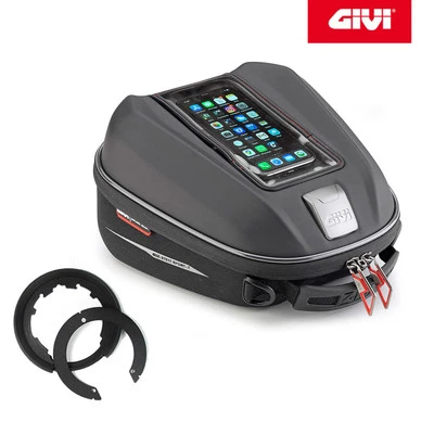 TANK BAG 6L ST611+ + FLANGE [GIVI] HONDA CBR 600 RR 2008 2009 - Image 1 of 4