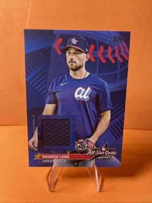 2025 Topps Update All-Star Stitches Relic Brandon Lowe (#AS-BL) Rays SP - Image 1 of 2