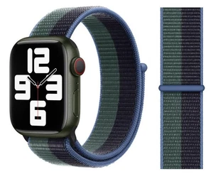 Original Apple Sport Loop Armband 38/40/41mm MN5M3ZM/A Midnight/Eucalyptus - Bild 1 von 1