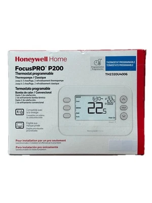 Honeywell FocusPRO P200 TH2320U4006 Programmable Thermostat, 3Heat/2Cool - Image 1 of 2