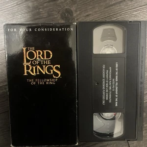 The Lord Of The Rings Fellowship Ring 2001 FYC Screener VHS - Picture 1 of 2
