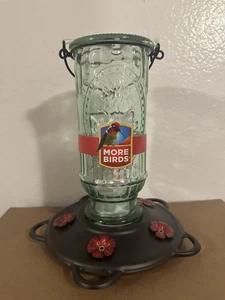 More Birds Vintage Hummingbird Feeder, Antique Glass Hummingbird Feeders for ... - Picture 1 of 9