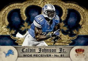 2012 Panini Crown Royale #69 Calvin Johnson Jr. Retail Detroit Lions - Picture 1 of 2