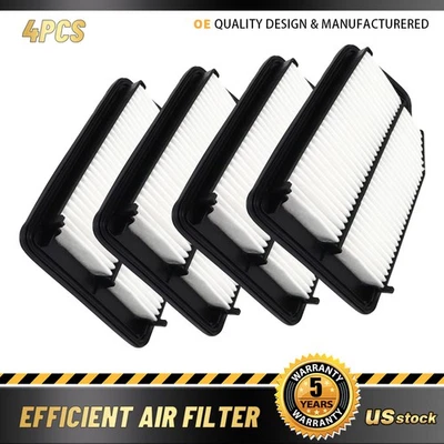 4x Filtro de aire del motor para Acura TLX 2015-2020 Honda Accord 2013 2014-2017 L4 2,4 L Foto 1 de 4