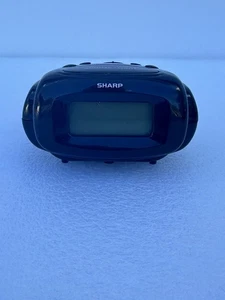 Sharp Alarm Clock Model SPC500 Black Travel Size Battery Powered - Picture 1 of 5