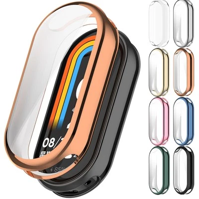 TPU чехол для Xiaomi Mi группы 8 9 10 NFC / керамический бампер протектор экрана чехол - Изображение 1 из 4