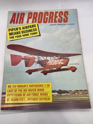 Air Progress Magazine Feb-Mar 1964 Vol 16 No 1 Piper's Airpark Supersonic T-38 - Image 1 of 3