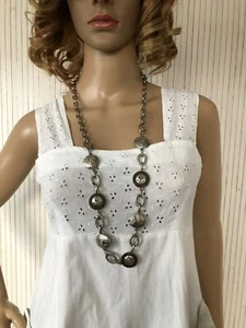 Collier Chaine Bijou Fantaisie B008 - Foto 1 di 7