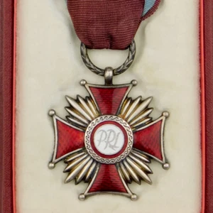 3308 ZWEITER WELTKRIEG POLNISCHES VERDIENSTKREUZ 2. KLASSE PRL POLEN - Bild 1 von 7