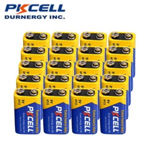 20pcs 9V Zinc-Carbon Batteries 6F22 EN22 PP3 ND65V E-BLOC for household purposes - Picture 1 of 5