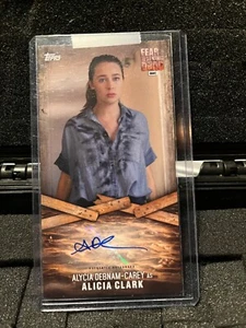Rare Topps Fear The Walking Dead Season 1 & 2 Autograph Alycia Debnam-Carey - Picture 1 of 9