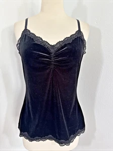 Apt9 Top Womens M Black Lace Whimsical Punk Festival Romantic Emo Coquette Y2K - Picture 1 of 9