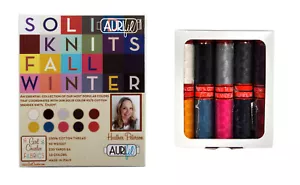 Aurifil Solid Knits Fall Winter Thread Collections by Girl Charlee Fabrics - Picture 1 of 3