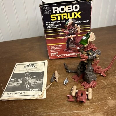 Vintage Tested Working 1985 Tomy Robo Strux Spartak Motorized Model Kit 5250 - Image 1 of 4