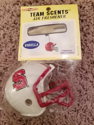 NC STATE NCSU WOLFPACK TEAM SCENTS AIR FRESHENER MINI MICRO HELMET Cover