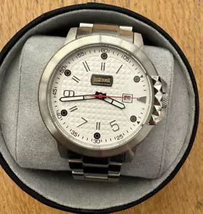 Herren Just Cavalli Uhr Large Face Herrenuhr Datum Water Resistant 10ATM Boxed - Bild 1 von 6