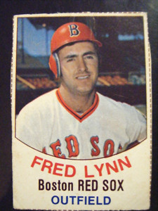FRED LYNN 1977 Hostess BOSTON RED SOX baseball card 51 1976 AL R.O.Y USC TROJANS