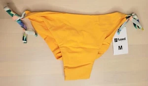 Fused Hawaii Aloha Bikini Bottom Medium Sorbet and Serenity NWT Tie Side Scrunch - Picture 1 of 5