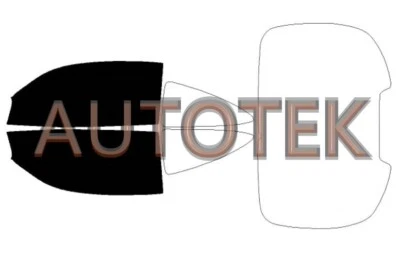 Película precortada tinte de ventanas delanteras de dos puertas para Jaguar XKR cupé 2000-2006 Foto 1 de 4