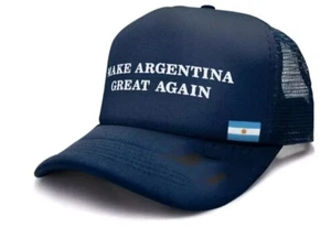 GORRA TRUCKER FABRIKAT ARGENTINIEN WIEDER TOLL MILEI PRESIDENTE M.A.G.A. - Bild 1 von 1