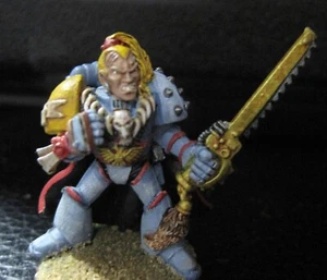 40K Space Wolves Leman Russ OOP RARE special character metal well painted. - Bild 1 von 3