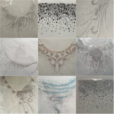 Sparkle Pattern Rhinestone Diamante Transfer Iron on Motif - Image 1 of 4