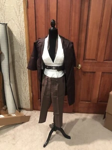 Disfraz Obi Wan Kenobi Niños Talla 5/6 Versión Marrón Viene Con Capa Pantalones - Imagen 1 de 5