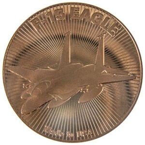 Médaille Cuivre 1 Once F 15 Eagle