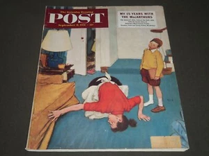 1951 SEPT 8 THE SATURDAY EVENING POST MAGAZINE - ILLUSTRATED COVER - SP 1883 - Picture 1 of 5