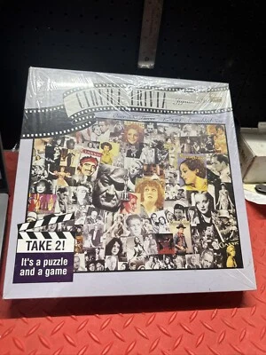 Vintage Cinema Trivia Jigsaw Puzzle, Nordevco, 550 pc  (New Factory sealed) - Image 1 of 4